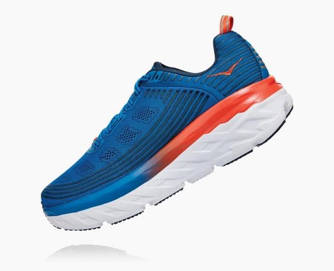 Tenis Para Correr En Carretera Hoka Bondi 6 Anchos Hombre Azules | Mexico-8742503