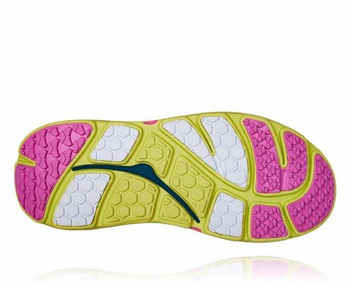 Tenis Para Correr En Carretera Hoka Bondi B Mujer Blancos Verdes | Mexico-9065712