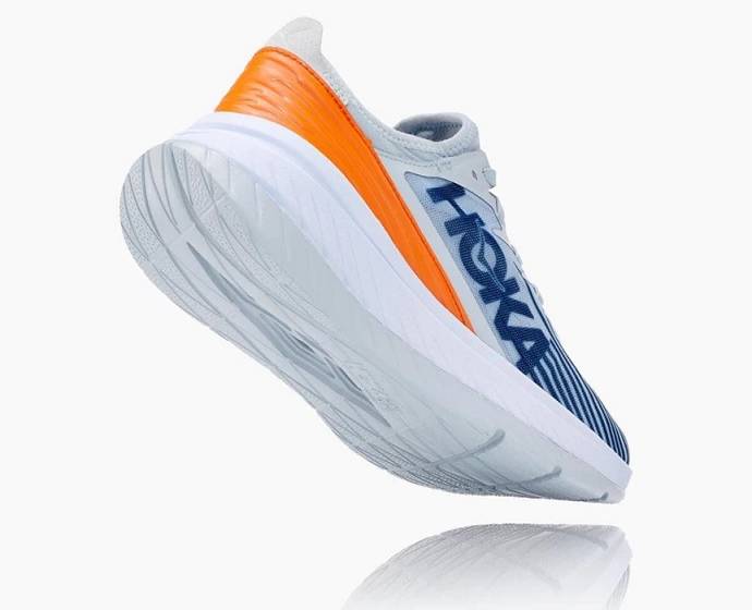 Tenis Para Correr En Carretera Hoka Carbon X Hombre Blancos Azules | Mexico-4281367