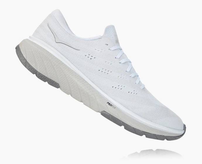 Tenis Para Correr En Carretera Hoka Cavu 3 Hombre Blancos | Mexico-0758391