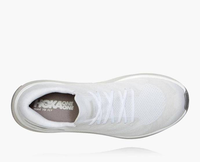 Tenis Para Correr En Carretera Hoka Cavu 3 Hombre Blancos | Mexico-0758391