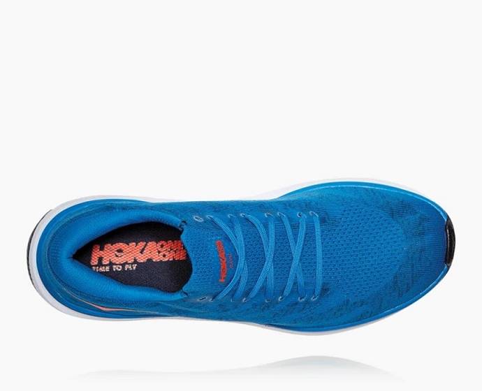 Tenis Para Correr En Carretera Hoka Cavu 3 Hombre Azules | Mexico-2051367