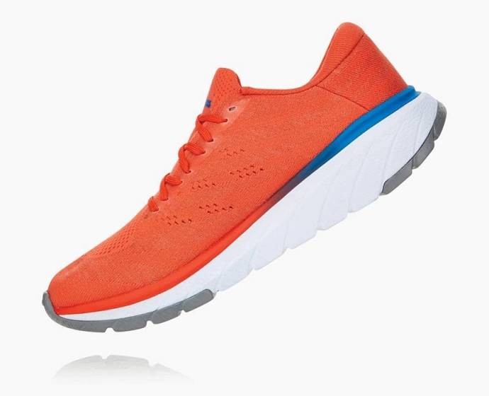 Tenis Para Correr En Carretera Hoka Cavu 3 Hombre Naranjas | Mexico-9376204