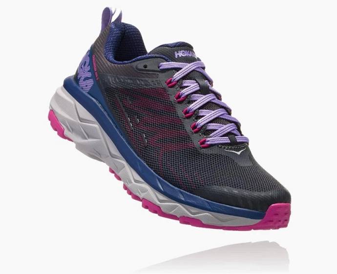 Tenis Para Correr En Carretera Hoka Challenger ATR 5 Mujer Negros Morados | Mexico-4028137