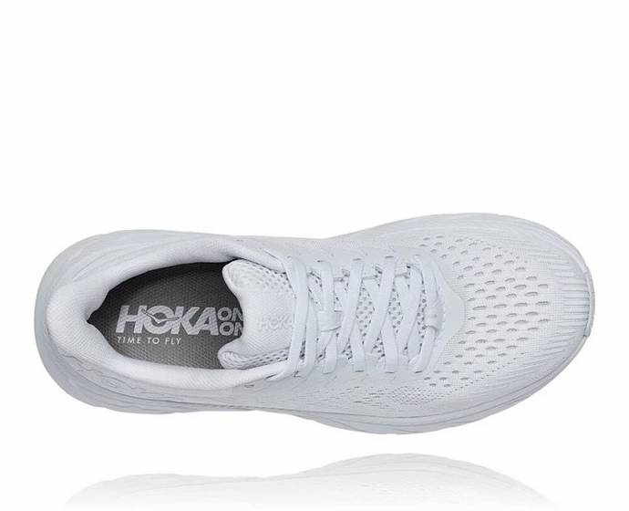 Tenis Para Correr En Carretera Hoka Clifton 7 Hombre Blancos | Mexico-0426958