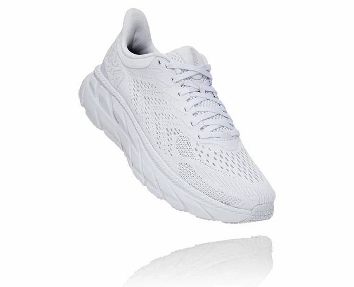 Tenis Para Correr En Carretera Hoka Clifton 7 Hombre Blancos | Mexico-0426958