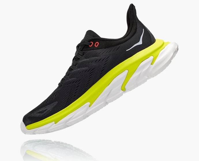 Tenis Para Correr En Carretera Hoka Clifton Edge Hombre Negros | Mexico-4639705