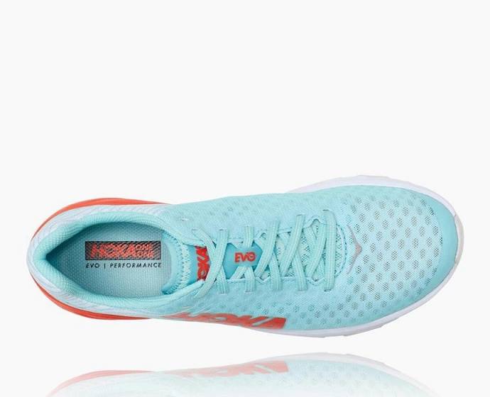 Tenis Para Correr En Carretera Hoka EVO Carbon Rocket Hombre Azules | Mexico-0539726