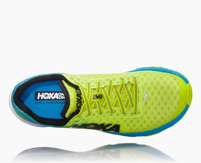 Tenis Para Correr En Carretera Hoka EVO Carbon Rocket Mujer Amarillos | Mexico-2950634