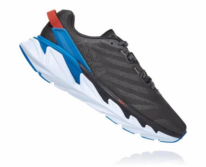 Tenis Para Correr En Carretera Hoka Elevon 2 Hombre Negros Azules | Mexico-2710356