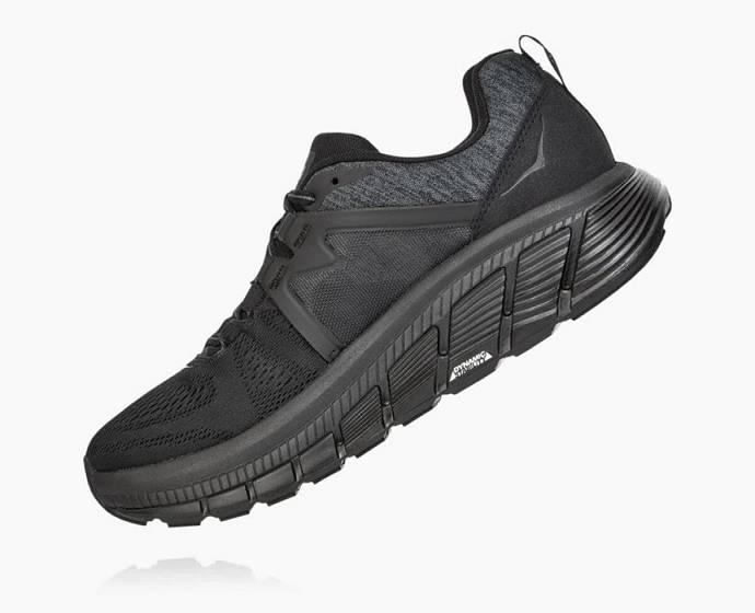 Tenis Para Correr En Carretera Hoka Gaviota 2 Hombre Negros | Mexico-0948267