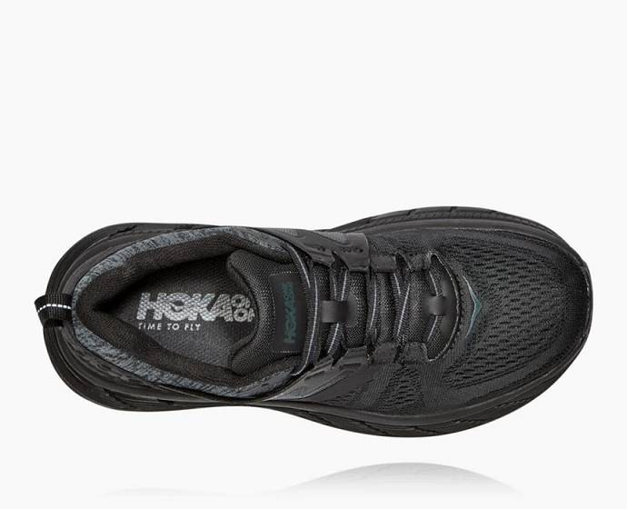 Tenis Para Correr En Carretera Hoka Gaviota 2 Anchos Mujer Negros | Mexico-2410769