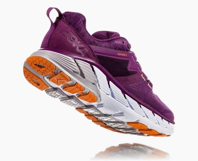 Tenis Para Correr En Carretera Hoka Gaviota 2 Anchos Mujer Morados | Mexico-8107364