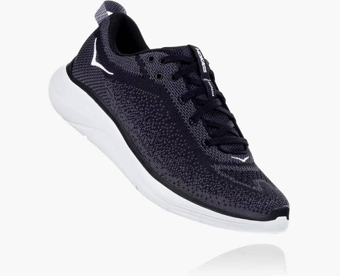 Tenis Para Correr En Carretera Hoka Hupana Flow Anchos Hombre Negros | Mexico-0924837