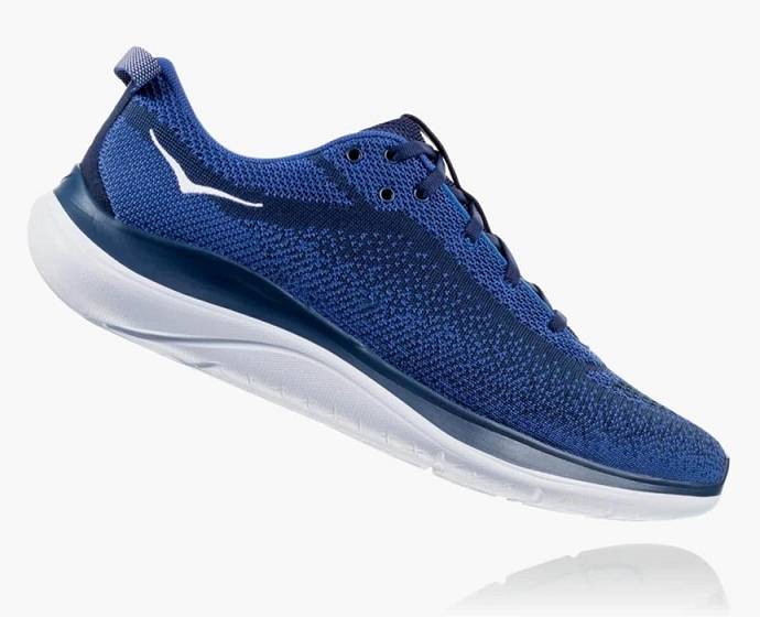 Tenis Para Correr En Carretera Hoka Hupana Flow Anchos Hombre Azules | Mexico-7648130