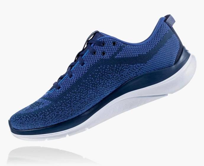 Tenis Para Correr En Carretera Hoka Hupana Flow Anchos Hombre Azules | Mexico-7648130