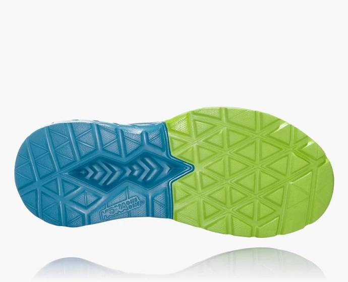 Tenis Para Correr En Carretera Hoka Mach 2 Hombre Azules Verdes | Mexico-2185764