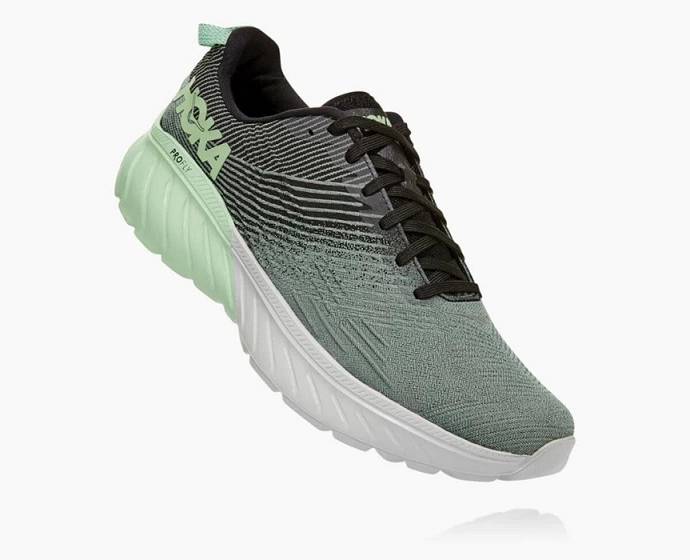 Tenis Para Correr En Carretera Hoka Mach 3 Hombre Verdes | Mexico-7852409