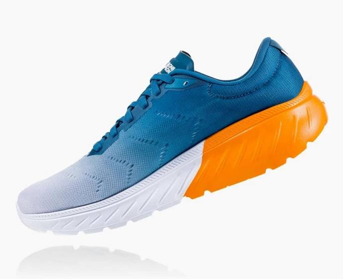 Tenis Para Correr En Carretera Hoka Mach 2 Hombre Azules | Mexico-9852643