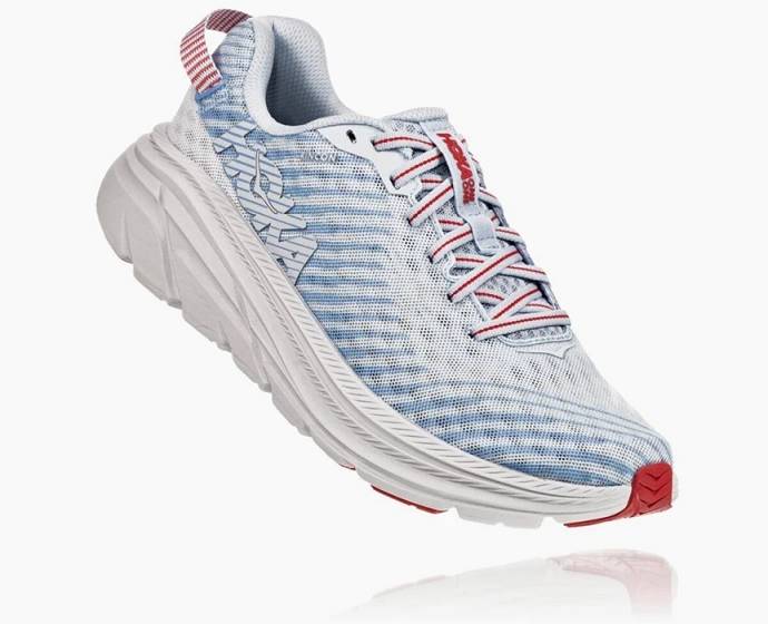 Tenis Para Correr En Carretera Hoka Rincon Mujer Blancos Azules | Mexico-8293401