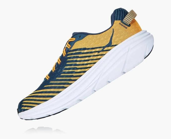 Tenis Para Correr En Carretera Hoka Rincon Hombre Azules Amarillos | Mexico-8502194