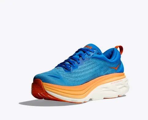 Tenis Para Correr Hoka Bondi 8 Hombre Azules Naranjas | Mexico-0374615