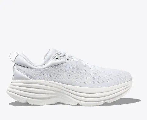 Tenis Para Correr Hoka Bondi 8 Hombre Blancos | Mexico-4861730