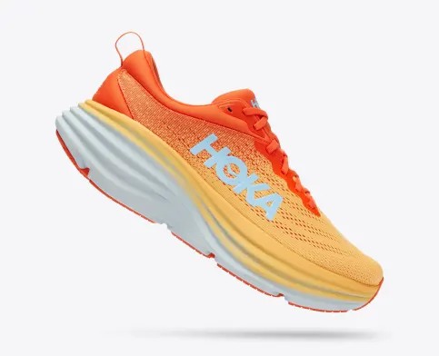 Tenis Para Correr Hoka Bondi 8 Hombre Naranjas Amarillos | Mexico-5782430