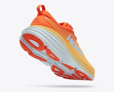 Tenis Para Correr Hoka Bondi 8 Hombre Naranjas Amarillos | Mexico-5782430