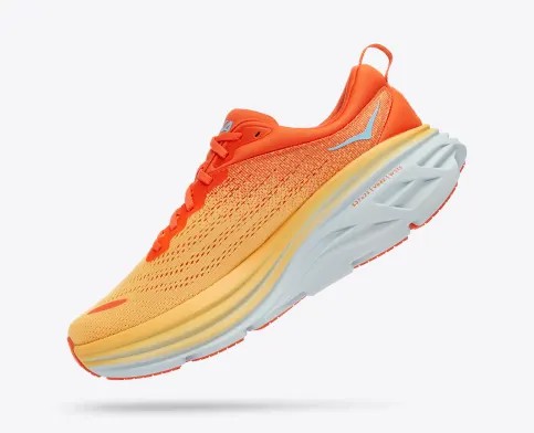 Tenis Para Correr Hoka Bondi 8 Hombre Naranjas Amarillos | Mexico-5782430