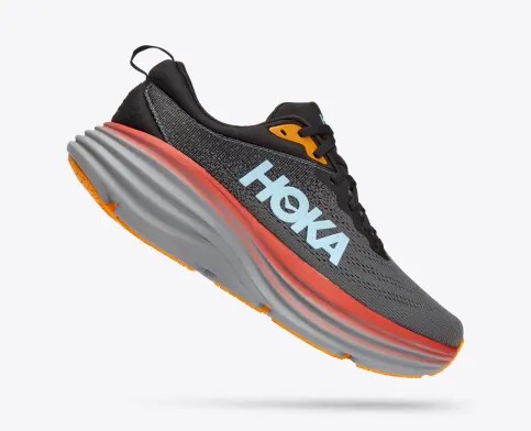 Tenis Para Correr Hoka Bondi 8 Hombre Negros | Mexico-2301467