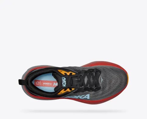 Tenis Para Correr Hoka Bondi 8 Hombre Negros | Mexico-2301467