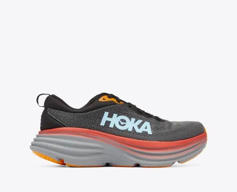 Tenis Para Correr Hoka Bondi 8 Hombre Negros | Mexico-2301467