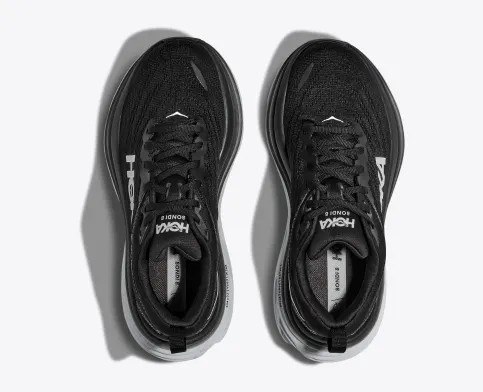 Tenis Para Correr Hoka Bondi 8 Hombre Negros Blancos | Mexico-9864075