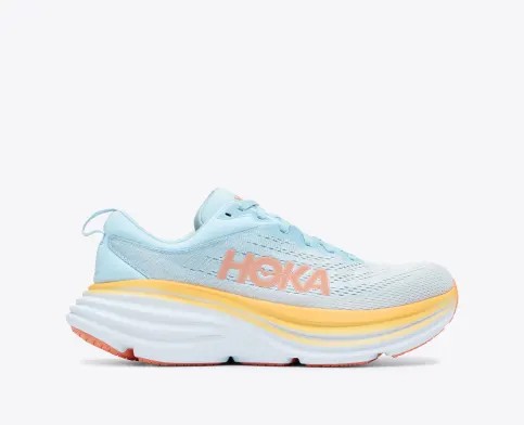 Tenis Para Correr Hoka Bondi 8 Mujer Azules Claro | Mexico-3128906