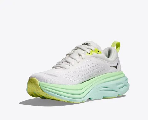 Tenis Para Correr Hoka Bondi 8 Mujer Blancos Verdes | Mexico-8631704