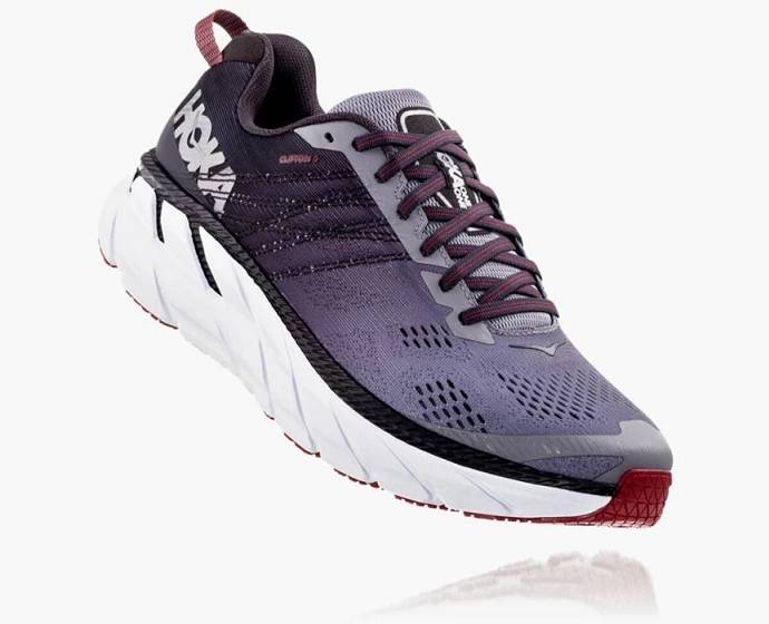 Tenis Para Correr Hoka Clifton 6 Hombre Morados | Mexico-0874195