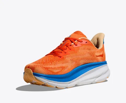 Tenis Para Correr Hoka Clifton 9 Hombre Naranjas | Mexico-4836072