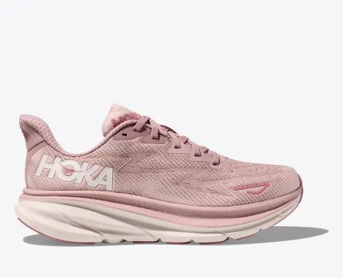 Tenis Para Correr Hoka Clifton 9 Mujer Rosas | Mexico-6480195