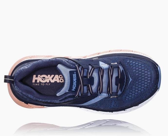 Tenis Para Correr Hoka Gaviota 2 Mujer Azul Marino | Mexico-2698743