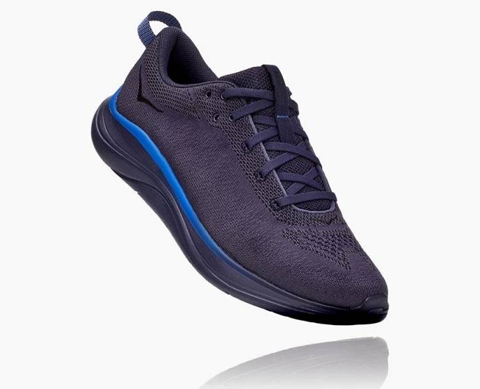 Tenis Para Correr Hoka Hupana Flow Hombre Azul Marino | Mexico-7915806