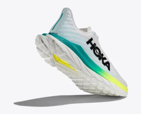 Tenis Para Correr Hoka Mach 5 Hombre Blancos Azules | Mexico-6872105