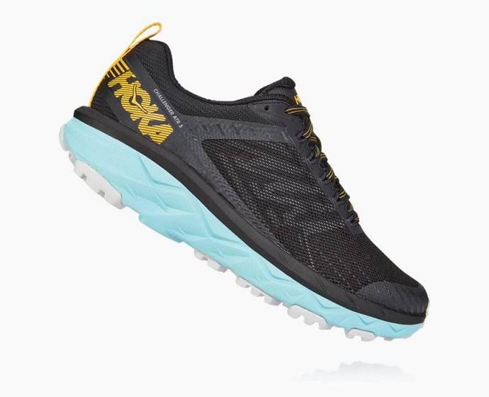 Tenis Para Trail Running Hoka Challenger ATR 5 Anchos Mujer Negros | Mexico-0197368