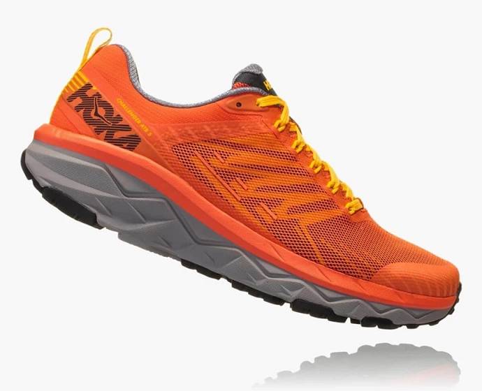 Tenis Para Trail Running Hoka Challenger ATR 5 Anchos Hombre Naranjas Grises | Mexico-0465312