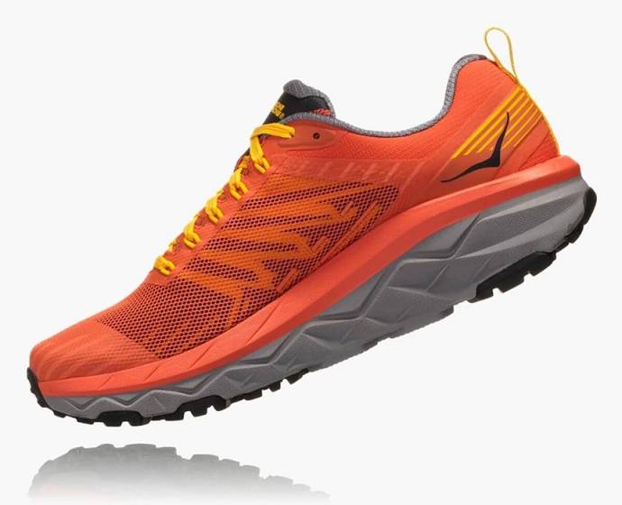 Tenis Para Trail Running Hoka Challenger ATR 5 Anchos Hombre Naranjas Grises | Mexico-0465312