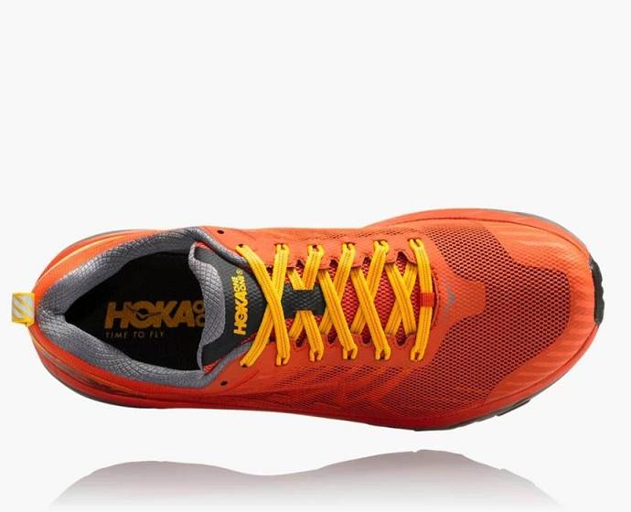 Tenis Para Trail Running Hoka Challenger ATR 5 Anchos Hombre Naranjas Grises | Mexico-0465312