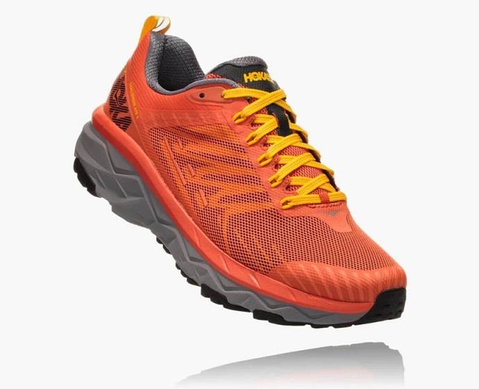 Tenis Para Trail Running Hoka Challenger ATR 5 Anchos Hombre Naranjas Grises | Mexico-0465312