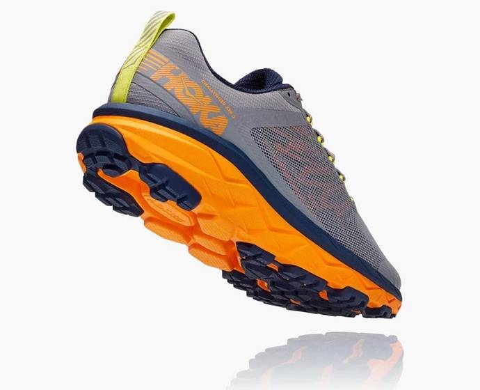 Tenis Para Trail Running Hoka Challenger ATR 5 Anchos Hombre Grises | Mexico-0958234