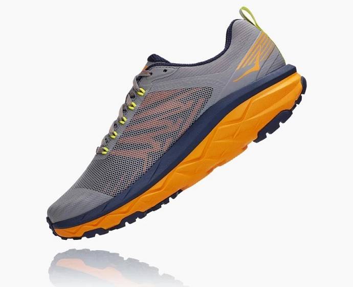 Tenis Para Trail Running Hoka Challenger ATR 5 Anchos Hombre Grises | Mexico-0958234