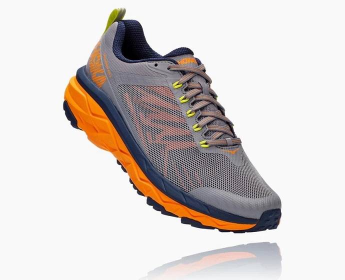 Tenis Para Trail Running Hoka Challenger ATR 5 Anchos Hombre Grises | Mexico-0958234